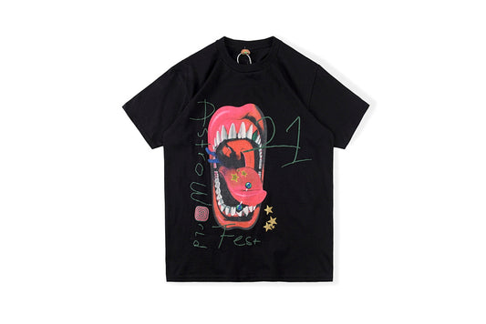 Travis Scott ts Astrofest Cactus Jack Mouth Tee 巡演短袖T恤 - view 10