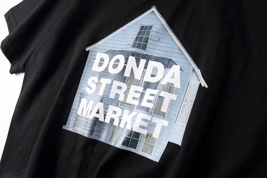 DONDA2 STREET MARKET 庆祝 Kanye侃爷恶搞DSM短袖T恤BLADE宽松 - view 4