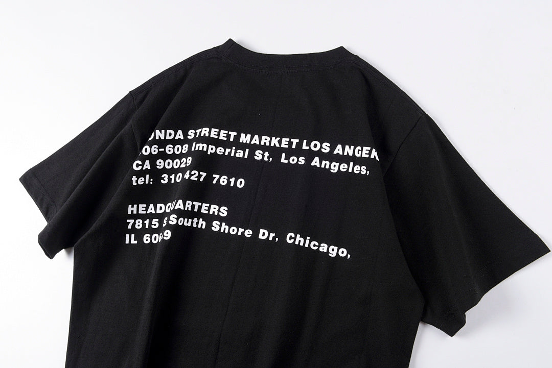 DONDA2 STREET MARKET 庆祝 Kanye侃爷恶搞DSM短袖T恤BLADE宽松 - view 8