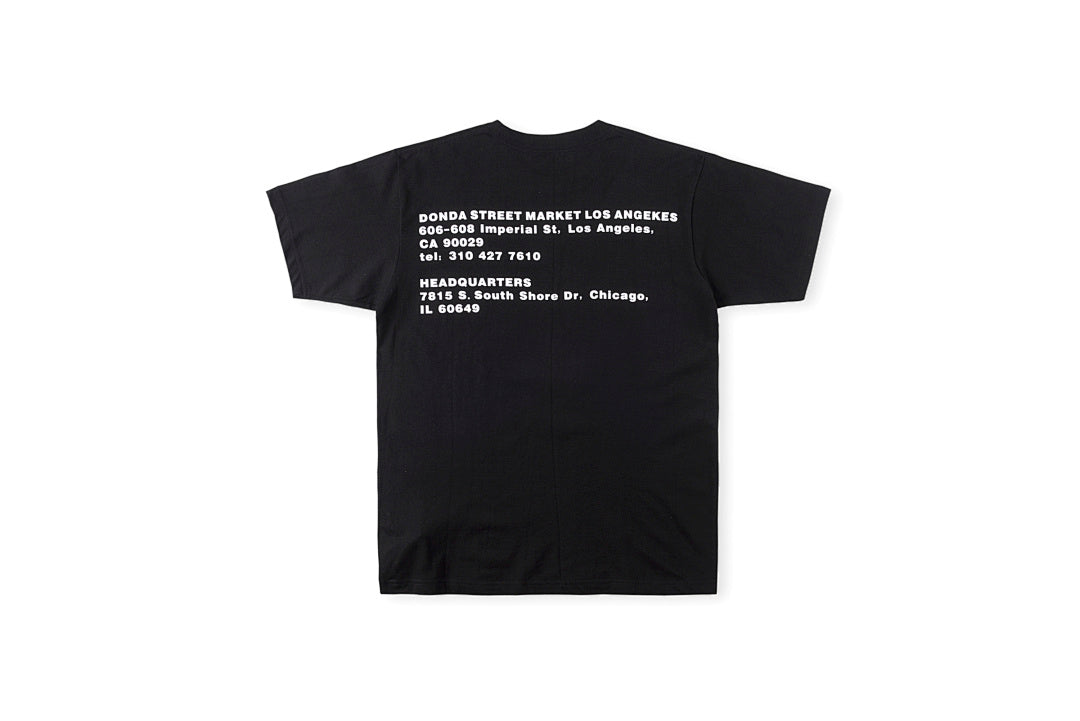 DONDA2 STREET MARKET 庆祝 Kanye侃爷恶搞DSM短袖T恤BLADE宽松 - view 9