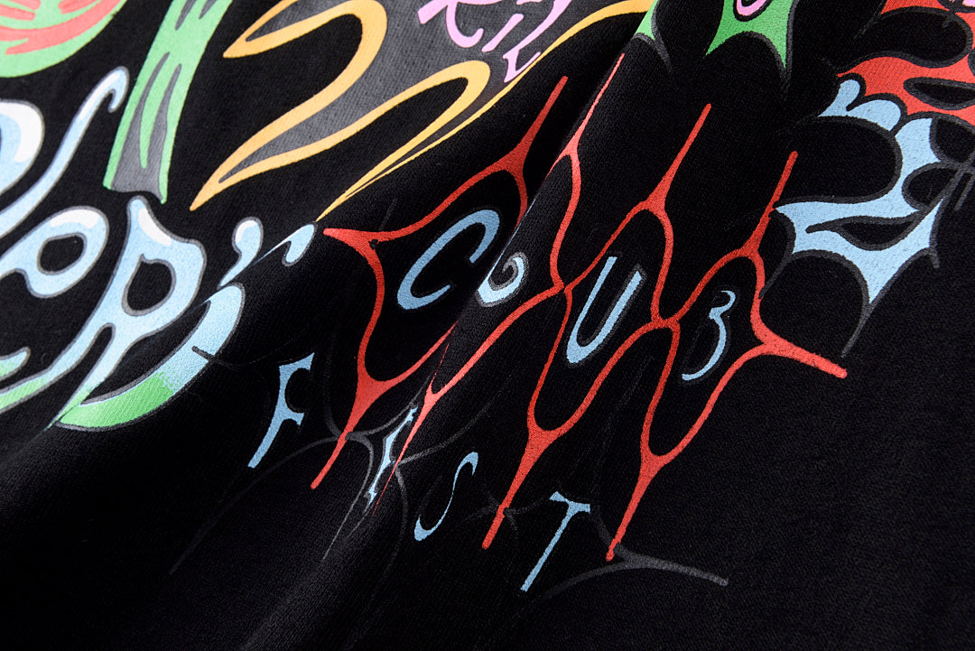 Kanye The Trilogy Continues Hoodie花卉印花潮T - view 5