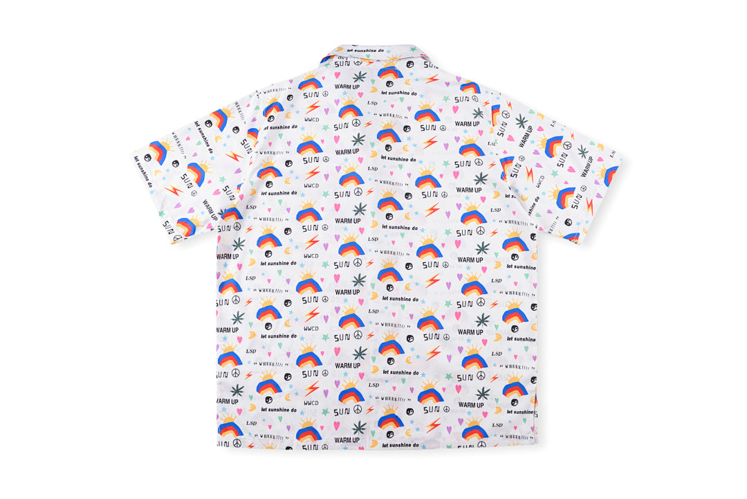 菲董同款CPFM.XYZ crop aloha lsd shirt花卉纽扣衬衫T恤 - view 11