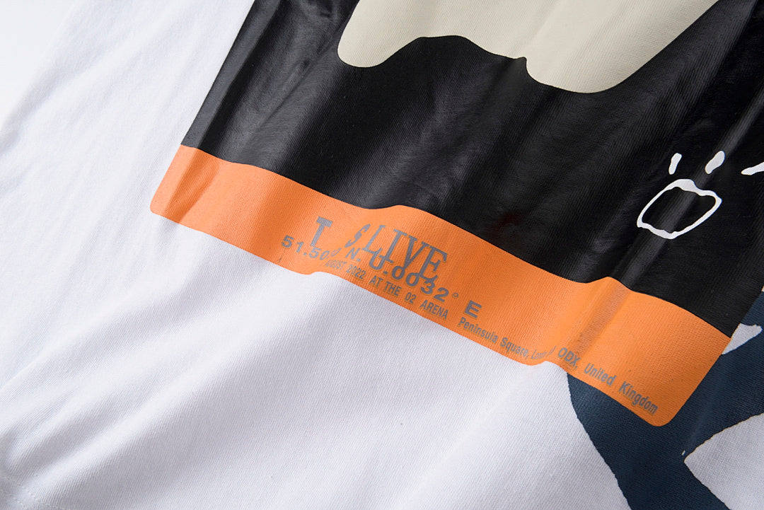 Travis Scott O2 Live Burning Man Tee 周边巡演短T - view 3