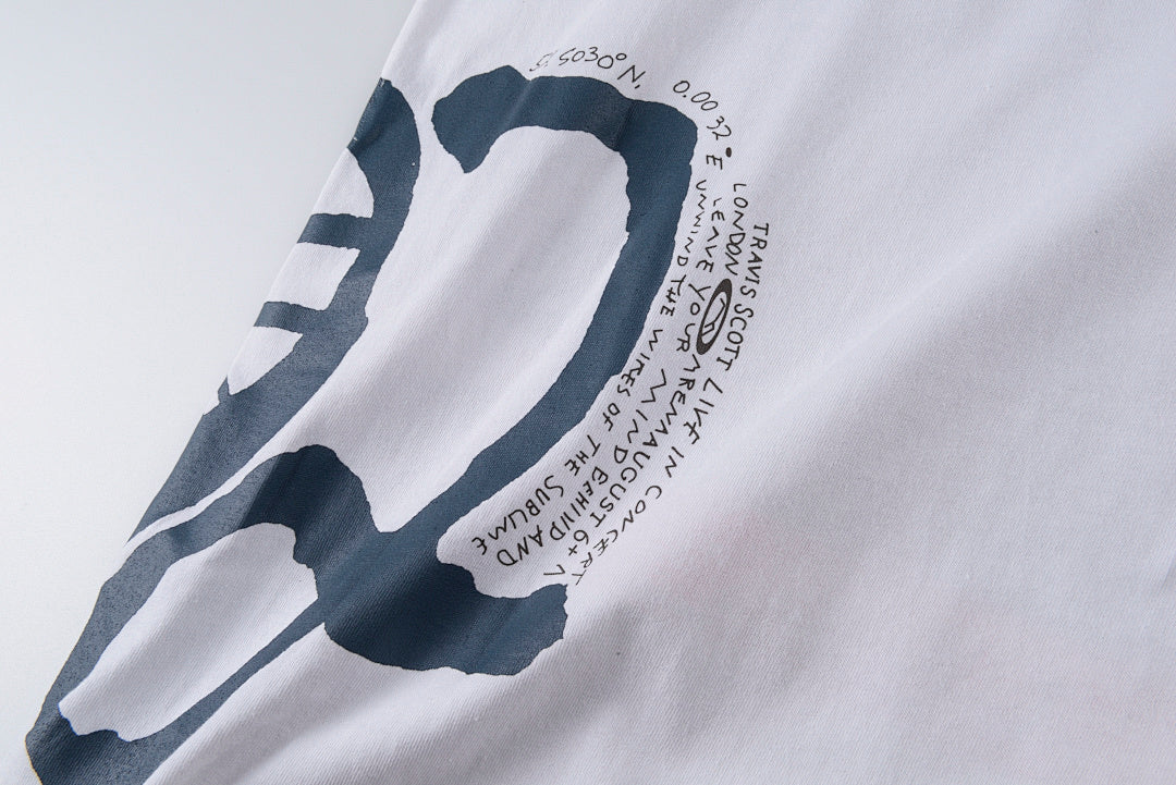 Travis Scott O2 Live Burning Man Tee 周边巡演短T - view 6
