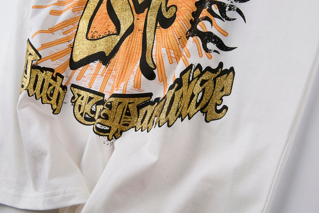 Hellstar Helmet Of Salvation Tee 头盔闪片男女纯棉短T - view 10