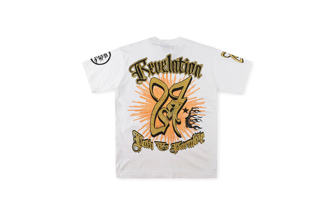 Hellstar Helmet Of Salvation Tee 头盔闪片男女纯棉短T - view 12