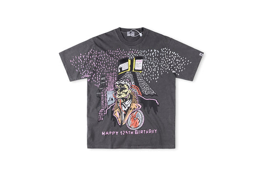 WL欧美潮牌happy 125th birthday tee骷髅男女纯棉短T - view 10