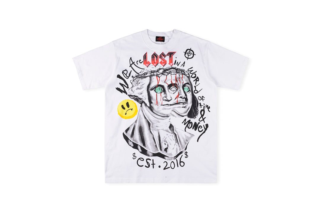 Lost intricacy BEN FRANK TEE艺术人像男女休闲短T - view 9