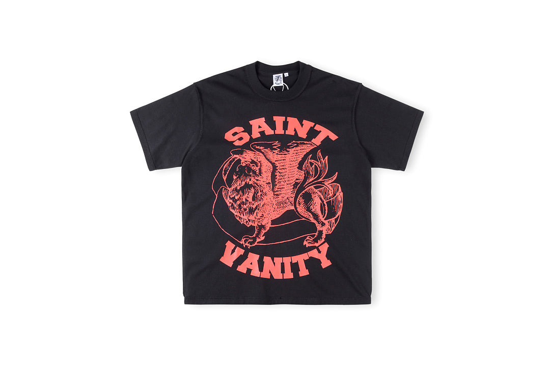 SAINT VANITY ins 同款字母印花休闲短T - view 2