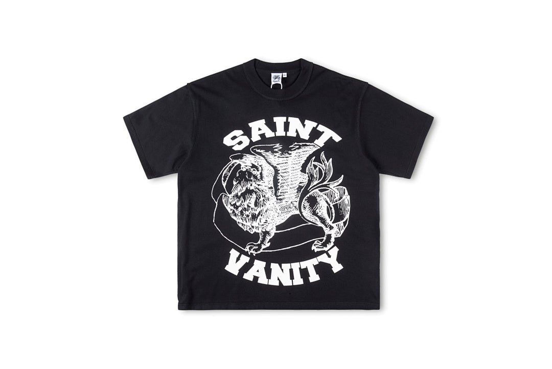 SAINT VANITY ins 同款字母印花休闲短T - view 30