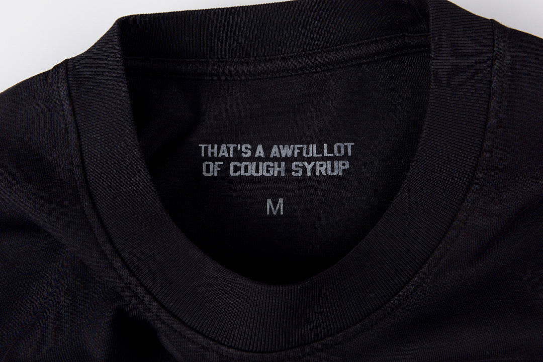 That's A Awful Lot of Cough Syrup 奶瓶印花纯棉短T - view 2