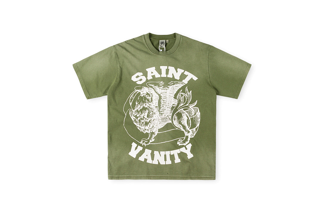 SAINT VANITY ins 同款字母印花休闲短T - view 4