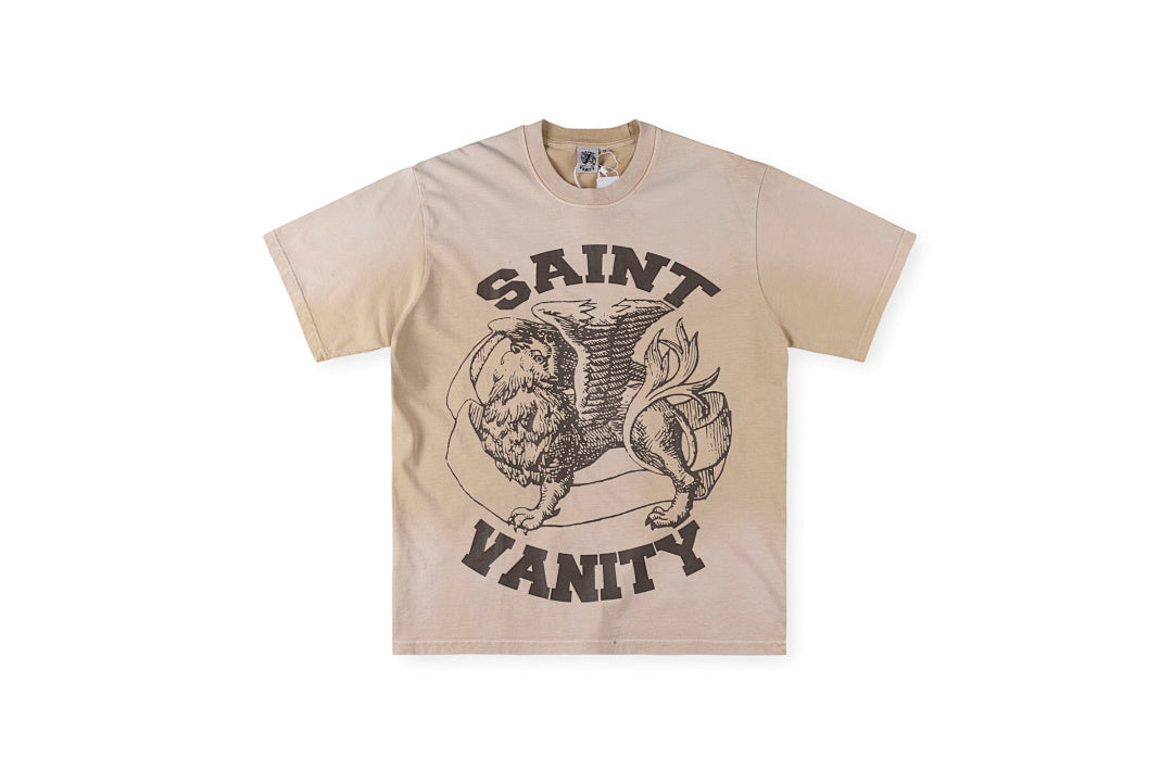 SAINT VANITY ins 同款字母印花休闲短T - view 6