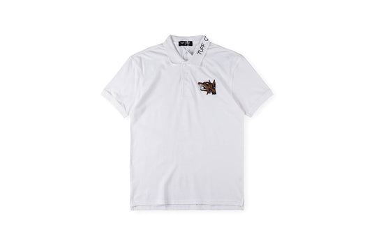 TUFF CROWD Dog Tee狗头刺绣logo夏日清爽透气纯棉短袖poloT恤 - view 14