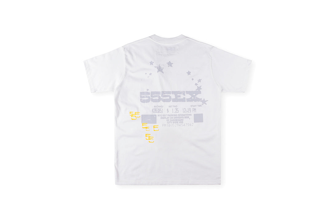 Sp5der worldwide 555555 TEE星星印花休闲短T - view 13