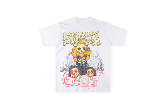 Glo Gang Boyz Worldwide Tee 卡通骷髅印花男女同款短T - view 14