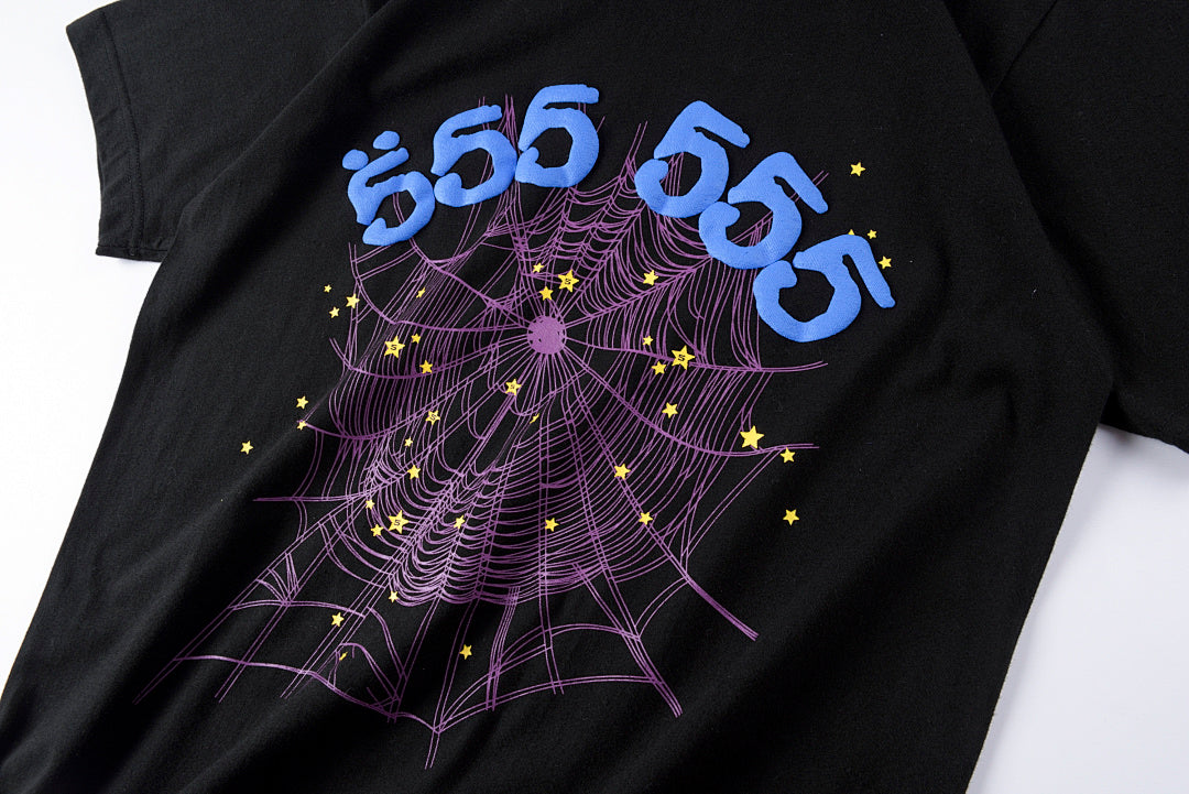 Young Thug 明星同款 Sp5der 555555 Angel number tee 短袖T恤 - view 6